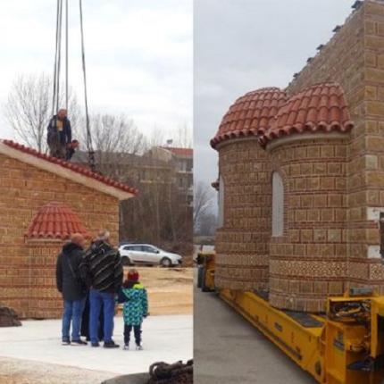 Το χτίσιμο του πρώτου Ιερού Ναού του Αγίου Παϊσίου