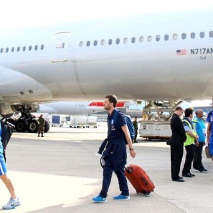 Έφτασε στη Βραζιλία η Εθνική