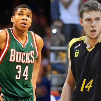 Υποψήφιοι για  καλύτεροι νέοι παίκτες Αντετοκούνμπο και Βεζένκοφ 