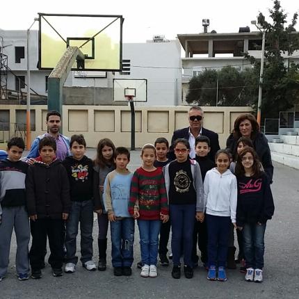 Kάδοι ανακύκλωσης στο 41ο Δημοτικό Σχολείο από το Δήμο Ηρακλείου