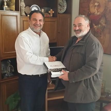 Συνάντηση Δημάρχου Ηρακλείου με τον πρώην Πρόεδρο Εργαζομένων του Δήμου