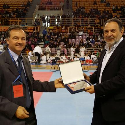 Στους Παγκρήτιους αγώνες Καράτε ο Δήμαρχος Ηρακλείου