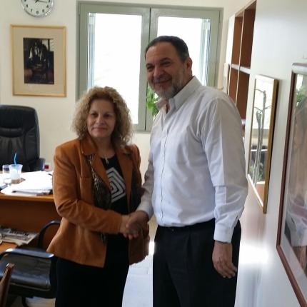 Η Μ.Λαγκωνάκη υποψήφια με τον Γ.Κουράκη