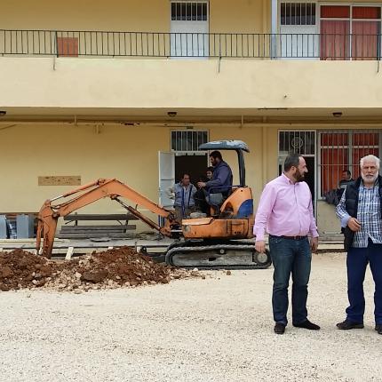 Προχωρούν οι εργασίες ανακατασκευής στο 4ο Γυμνάσιο-Λύκειο Ηρακλείου