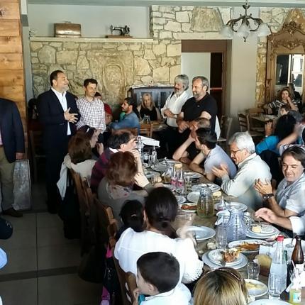 Με τους εργαζόμενους της ΔΕΥΑΗ ο Γ.Κουράκης