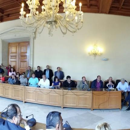 Η πρώτη συνάντηση των υποψηφίων του συνδυασμού “ΑΝΟΙΧΤΟΙ ΟΡΙΖΟΝΤΕΣ” με τον Γ.Κουράκη