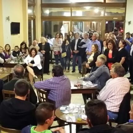 Στις Δαφνές ο Γ.Κουράκης