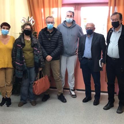 Επίσκεψη Θραψανιώτη Στο Ειδικό Σχολείο Ιεράπετρας