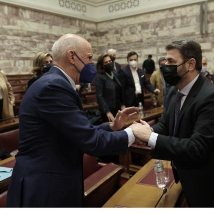 Νίκος Ανδρουλάκης και Γιώργος Παπανδρέου