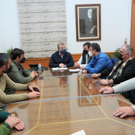 Συνάντηση Περιφερειάρχη με τη διοίκηση του Εργατικού Κέντρου Ηρακλείου