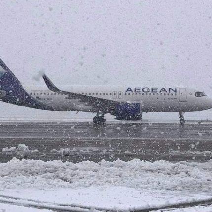Αεροπλάνο Aegean κακοκαιρία