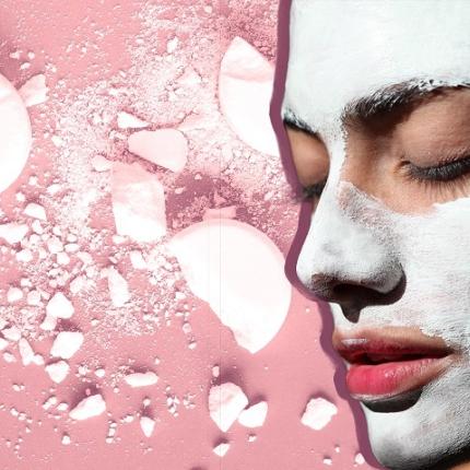 μάσκα προσώπου με ασπιρίνη