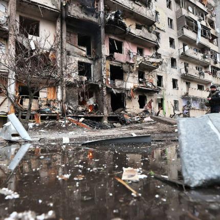 Αυτοκίνητο η προσπάθεια κατάληψης του Κιέβου από τις ρωσικές δυνάμεις 