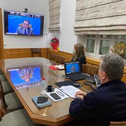 Τηλεδιάσκεψη με τον Υπουργό Αγροτικής Ανάπτυξης είχαν οι Περιφερειάρχες της χώρας