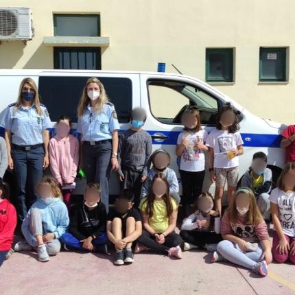 Μαθητές εξοικειώθηκαν με τους βασικούς κανόνες ορθής συμπεριφοράς στους δρόμους 