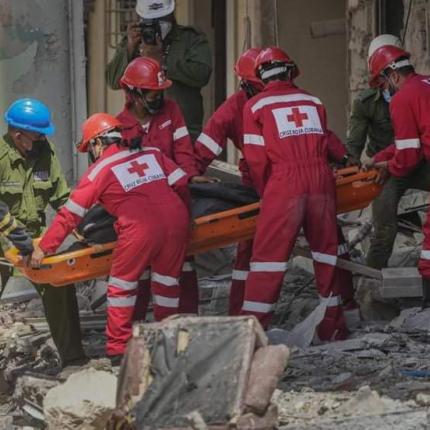 Cuba, explosion, hotel