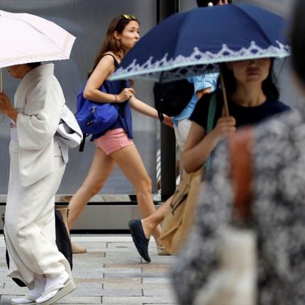 Ο χειρότερος καύσωνας από το 1875 πλήττει το Τόκιο 