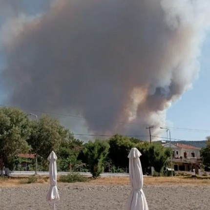 φωτιά λέσβος