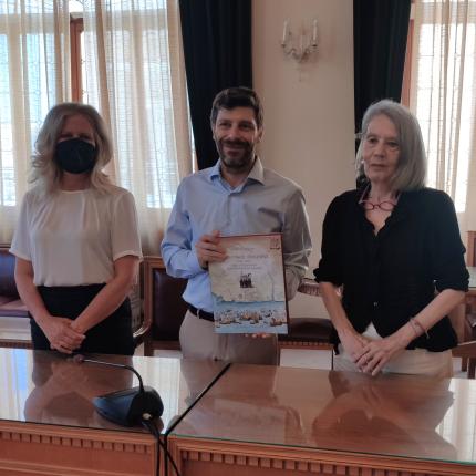  Νικόλας Γιατρομανωλάκης: Επίσκεψη σε Λότζια και Πολιτιστικό Κέντρο