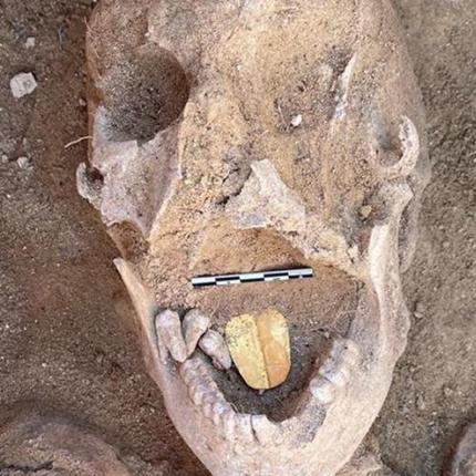 μουμια με χρυση γλωσσα