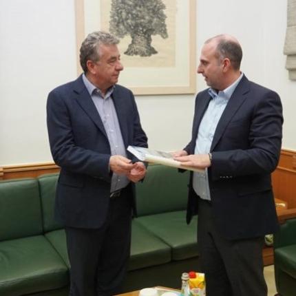 Ηράκλειο: Συνάντηση Καραγιάννη - Αρναουτάκη για την πορεία του ΒΟΑΚ