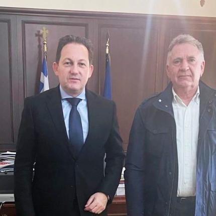 Επαφές Δημάρχου Μινώα Πεδιάδας Μ. Φραγκάκη στην Αθήνα