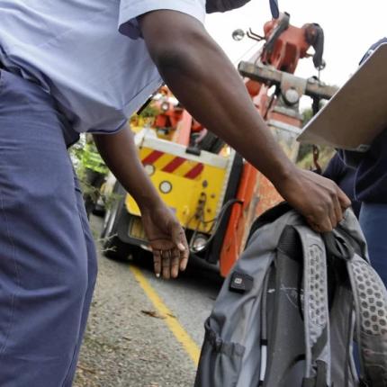 τροχαίο ακτή ελεφαντοστού