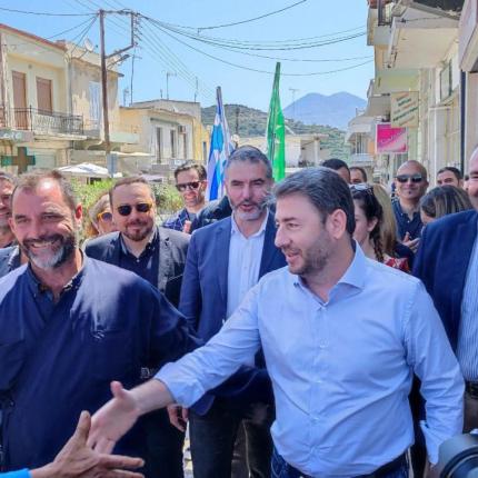 Στο Ρέθυμνο ο Νίκος Ανδρουλάκης