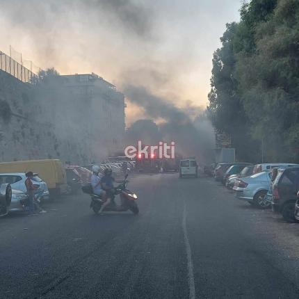Συναγερμός στην Πυροσβεστική - Στις φλόγες καντίνα
