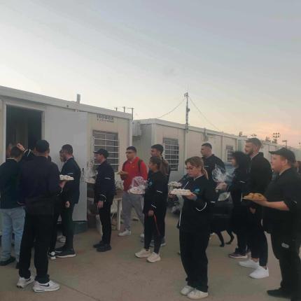 Πρωτοβουλία αγάπης για τους σεισμόπληκτους από  τους σπουδαστές των Τμημάτων Μαγειρικής Τέχνης 