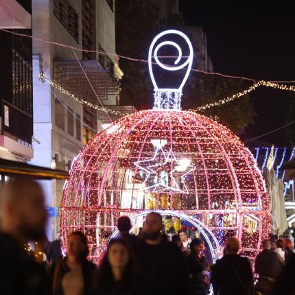 Χριστουγεννιάτικος στολισμός Ηράκλειο