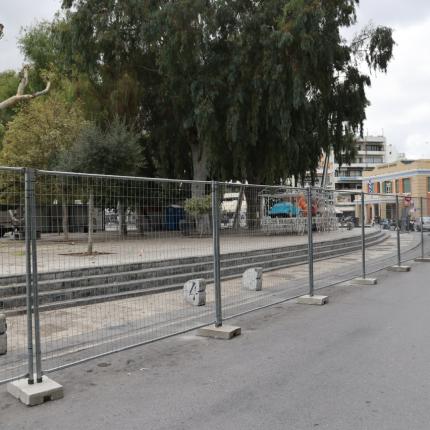 έργα στην Πλατεία Ελευθερίας