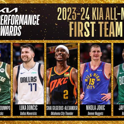 Στην πρώτη πεντάδα του NBA ο Γιάννης