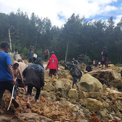 κατολισθηση παπουα