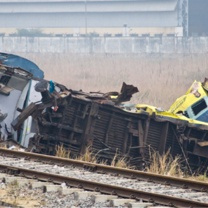 εκτροχιασμός τρένου στη Ρωσία