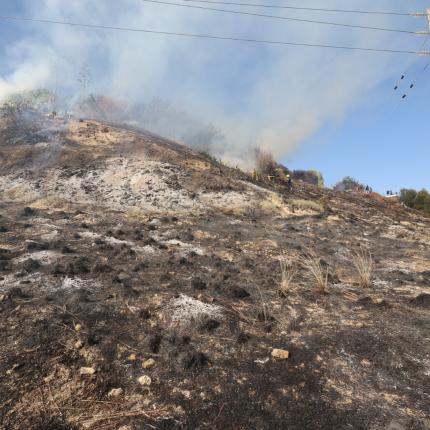 Πυρκαγιά - Κορώνη Μαγαρά
