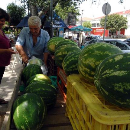 λαϊκή καρπούζια
