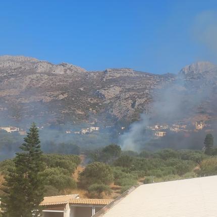 φωτια στην Ιεράπετρα