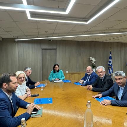 Συνάντηση ΥΠΕΚΑ Νίκης Κεραμέως με το Προεδρείο της ΓΣΕΒΕΕ