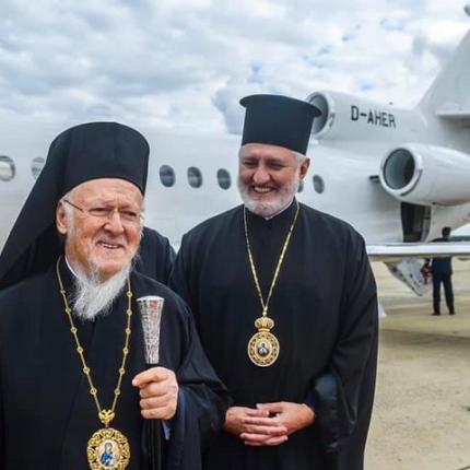 Βαρθολομαίος - Ελπιδοφόρος - Άφιξη στις ΗΠΑ