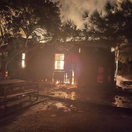 Φωτιά στο δάσος της Κέρης.