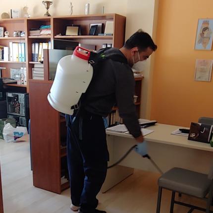 Απολύμανση σε σχολείο του Ηρακλείου