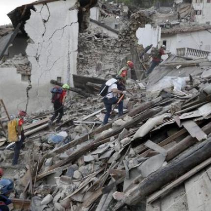 σεισμός ιταλία