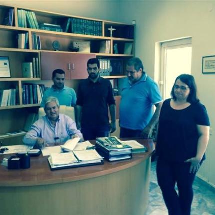 Υπογραφή σύμβασης για γήπεδο 5 Χ 5 στον Κρουσώνα