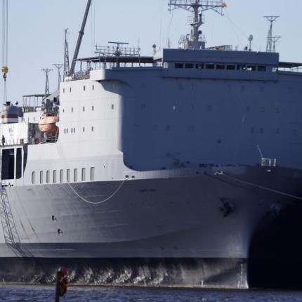  Το ekriti.gr "φωτογραφίζει" το αμερικανικό πλοίο που θα εξουδετερώσει τα χημικά της Συρίας