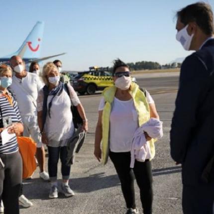 αεροδρόμιο Γερμανοί τουρίστες