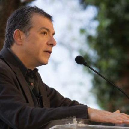 Συνέντευξη Τύπου Στ. Θεοδωράκη παρουσία του Σπ. Λυκούδη