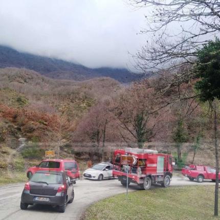 Η πυροσβεστική στο σημείο - Φωτογραφία epirustv