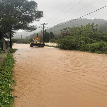 Πλημμύρες στην Εύβοια