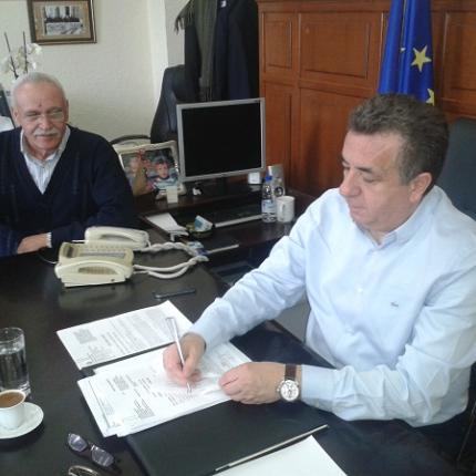 Έπεσαν οι υπογραφές για το έργο 'Αγιος Αντώνιος - Καρές στα Χανιά